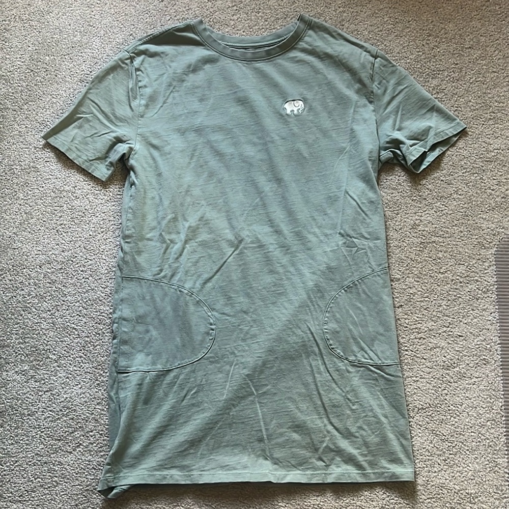 Ivory Ella sage t-shirt dress WITH POCKETS!